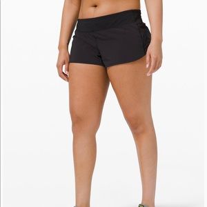 Lululemon Speed Up bike short. S, Size 4. Black